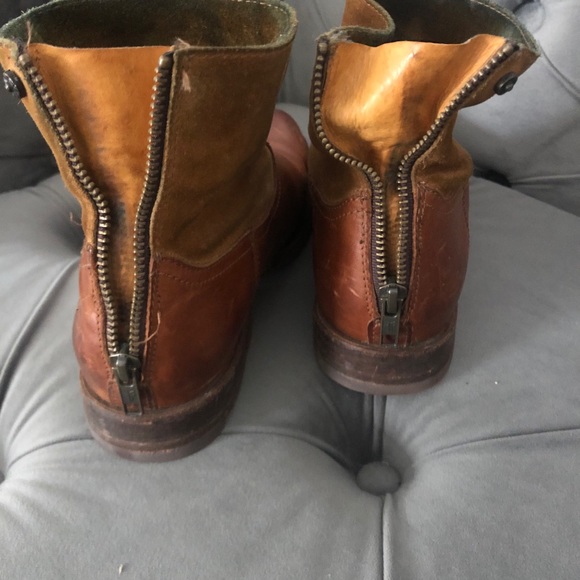 Frye bootie cognac 6.5 VINTAGE - Picture 4 of 6